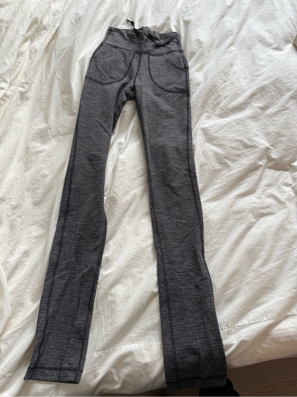 lululemon athletica Charcoal Gray Flared Leggings